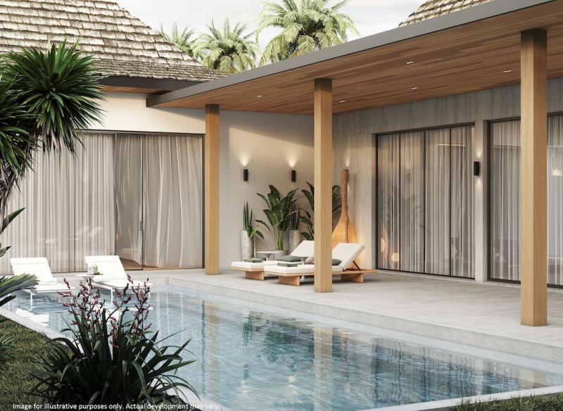 Photo Modern balinese pool villas for sale in Layan 