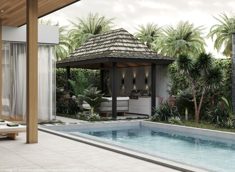 Photo Modern balinese pool villas for sale in Layan 