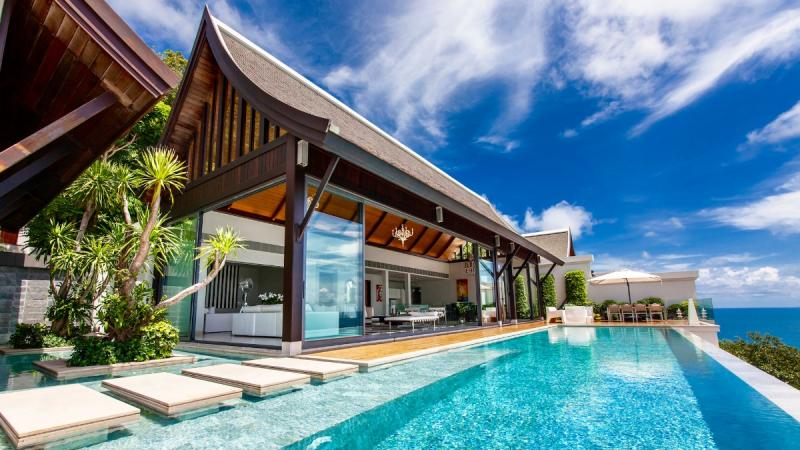 Picture A Five Bedroom Exclusive Villa with Panoramic Ocean View for Sale in Nai Thon Phuket