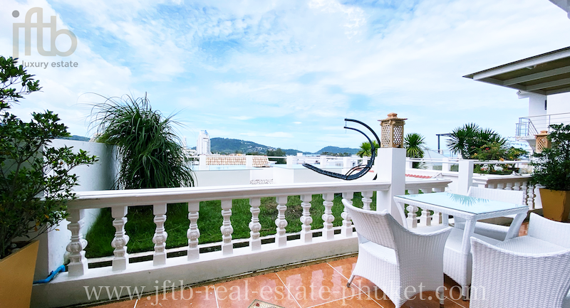 Picture Sea view 2 bedroom apartment with private garden for rent in Patong Beach