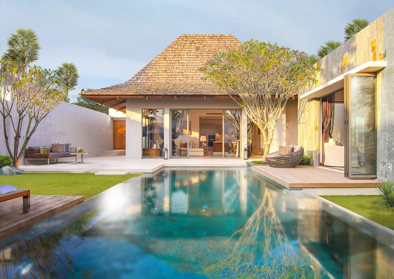 Picture New luxury pool villas with 2-4 bedrooms for sale on Phuket west coast