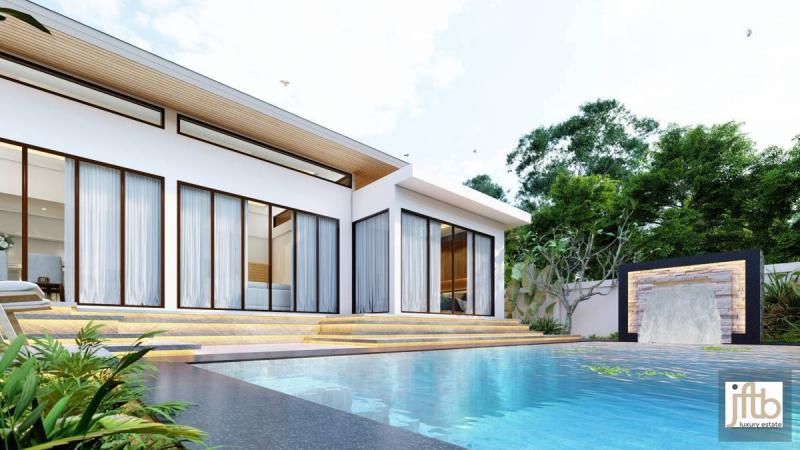 图片 新现代设计的泳池别墅，带 3 居室，在拉威赛原出售