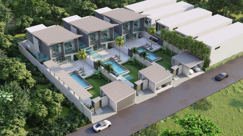 Picture New 3 Bedroom Villa for sale at Civetta Grand Villa in Nai Harn