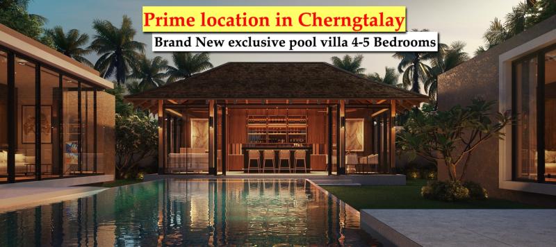 Picture Exclusive private pool villa 4-5 Bedrooms brand new best location in Cherngtalay.