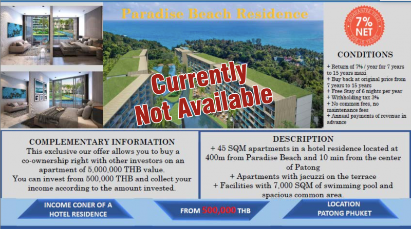 Picture Unique Phuket real estate investment for only 14 900 USD 