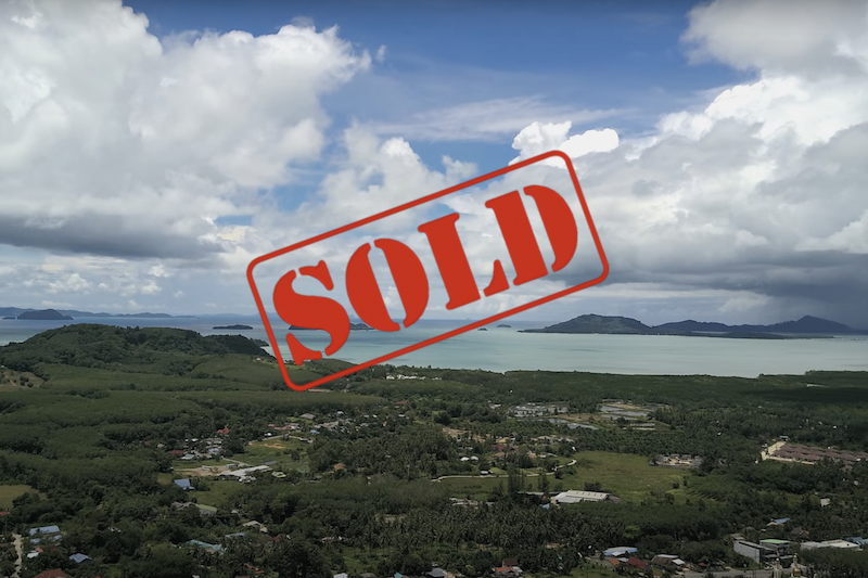 Picture Land for sale in Phuket with Panoramic Sea Views (Yamu)
