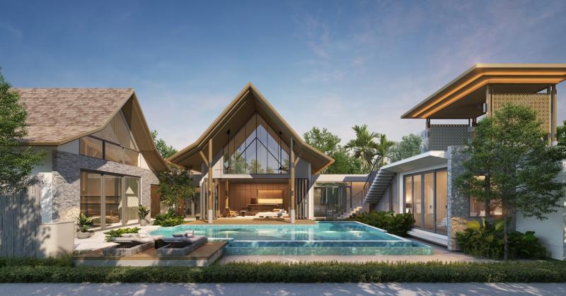 Photo Superbes villas neuves de 4 chambres avec piscine à vendre à Layan