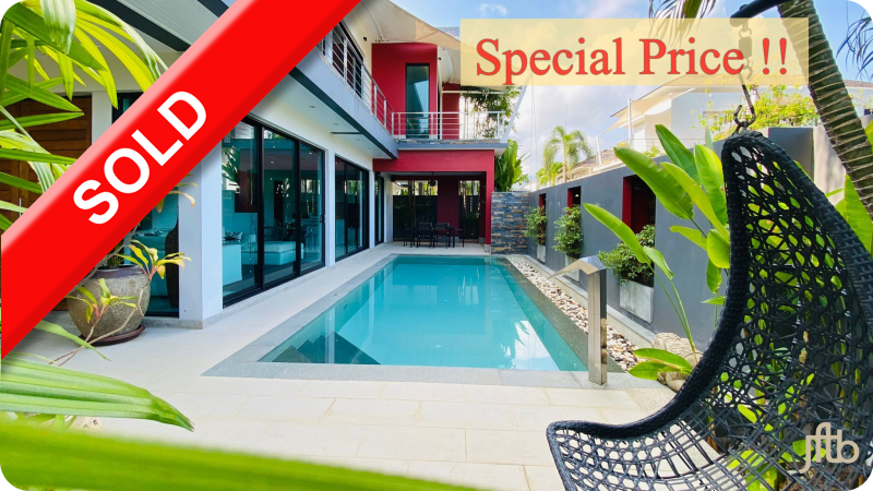  Picture Modern 3 bedrooms pool villa for sale in Pasak, Cherngtalay.