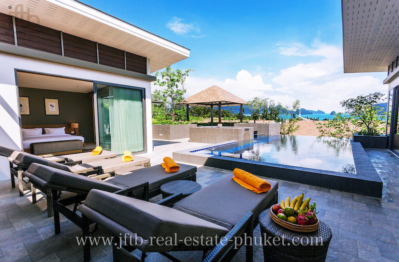  Picture Modern 4 Bedroom Seaview Pool Villa for Rent in Rawai