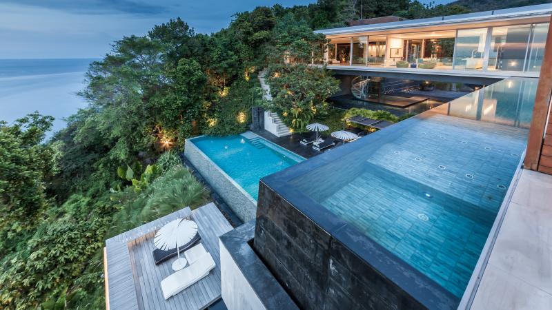 Picture Phuket super villa overlooking Andaman sea for sale located in Kamala Headland