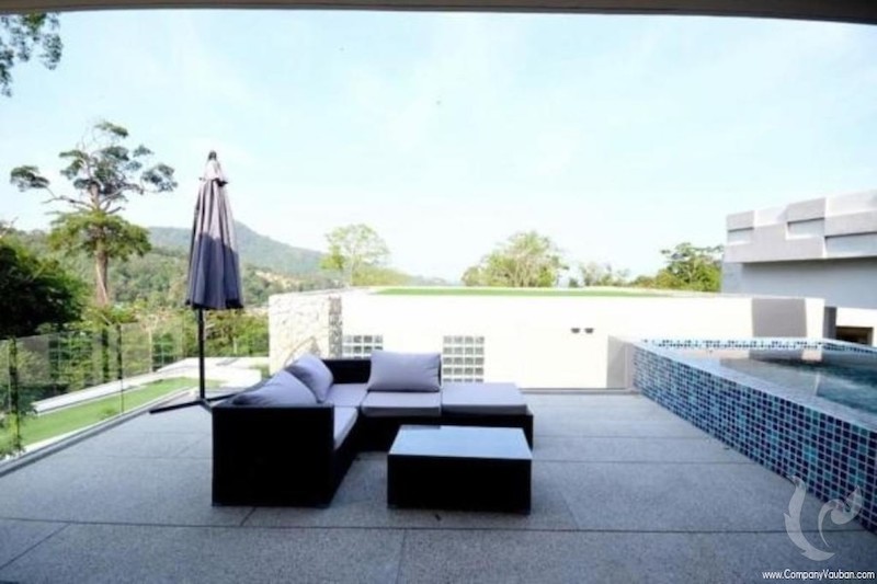 Photo Villa moderne de 2 chambres avec piscine à vendre à flanc de colline en pleine nature à Kamala
