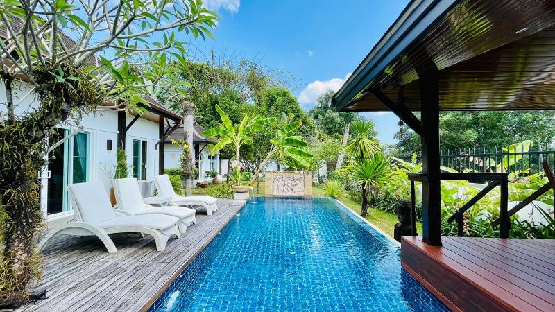 Photo 3 bedroom pool villa for sale in Tara estate in Layan