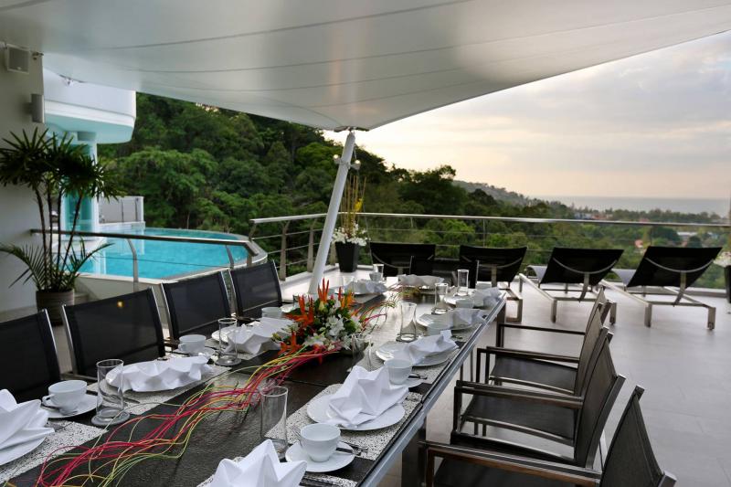 Photo Villa de luxe de 6 chambres à Bang Tao avec une vue mer imprenable
