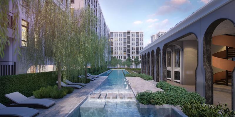 Photo Un nouveau projet de condominiums classiques de luxe à Asoke, Bangkok