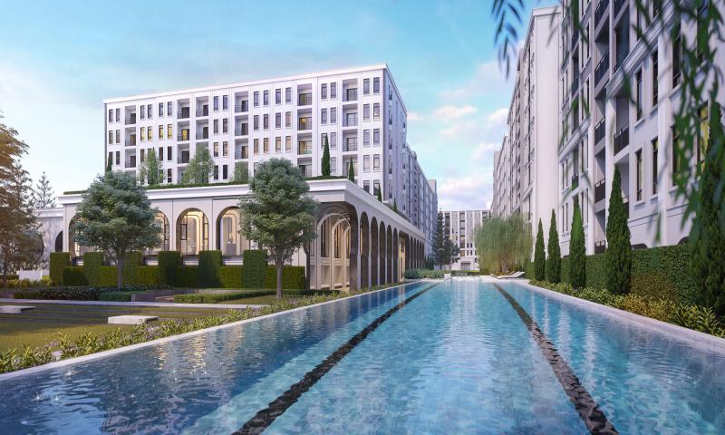 Photo Un nouveau projet de condominiums classiques de luxe à Asoke, Bangkok