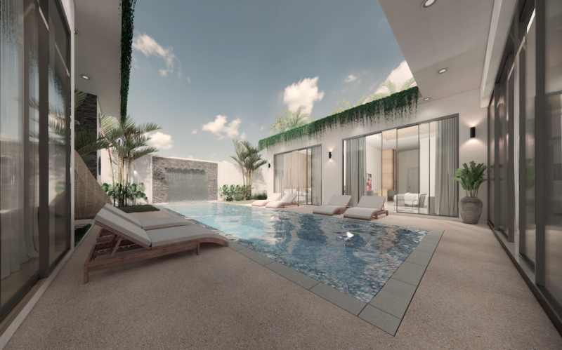 Photo Brand new 3 or 4 bedroom pool villa for sale in Kata 