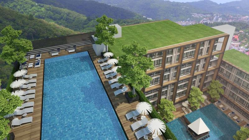 Фото Совершенно новые роскошные апартаменты с видом на море на продажу в Патонге, Пхукет