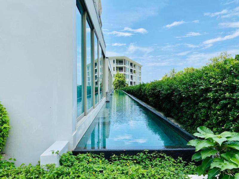 Photo appartement avec 1 chambre et accès à la piscine avec un design moderne à vendre à Karon, Phuket.