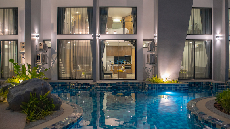 Photo High-class luxury condominium with full facilities for rent at Utopia Loft  Nai Harn, Phuket 