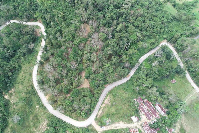 Фото Земля на склоне холма на продажу в Чернгталай, Пхукет
