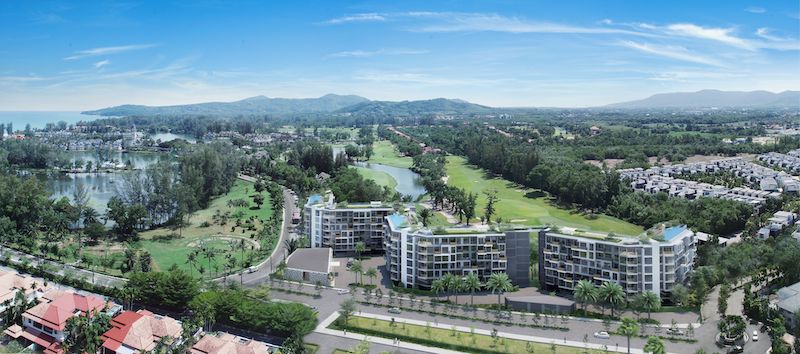 Photo Laguna Phuket new luxury apartment with golf course view in Sky Park