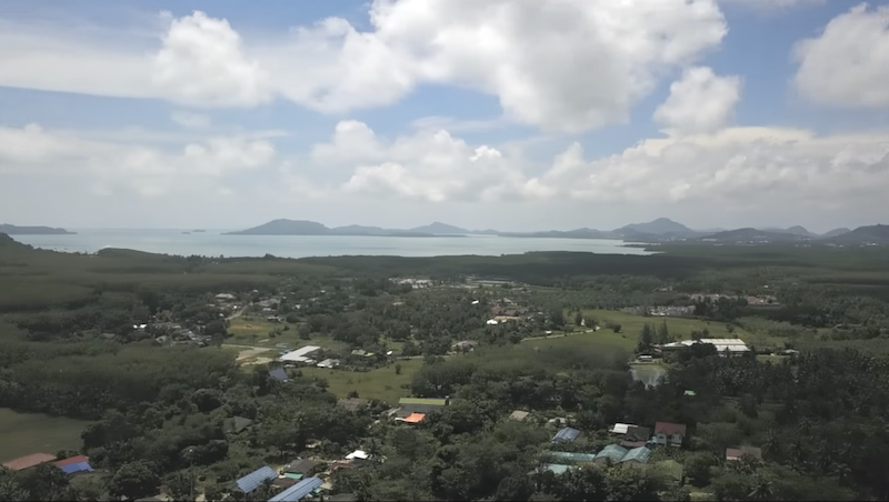 Photo Terrain avec vue mer de 3200 m2 à vendre à Yamu hills, Phuket, Thailande
