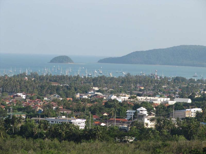 Photo Terrain de 3200 m2 vue mer à vendre à Chalong
