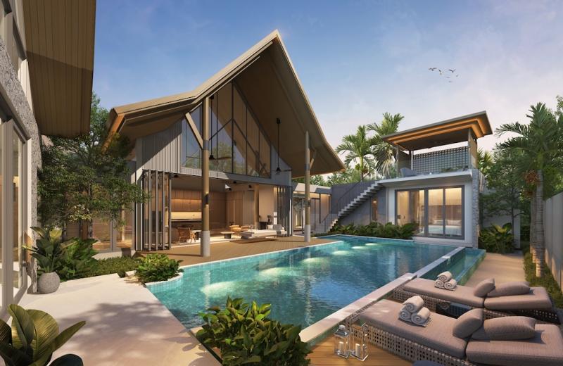 Photo Superbes villas neuves de 4 chambres avec piscine à vendre à Layan