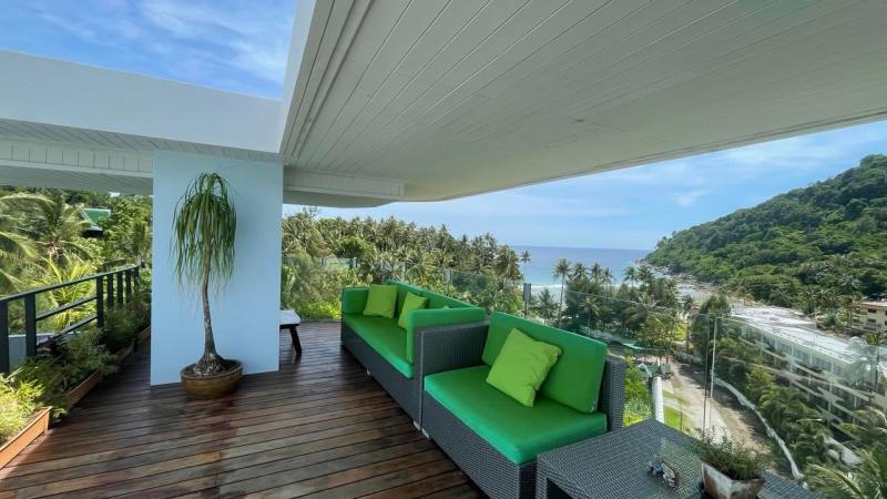 Photo Luxury 1 bedroom penthouse with sea view for sale in Patong 
