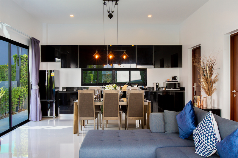 Photo Luxury accommodations for rent located in Utopia Naiharn, Phuket.