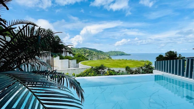 Photo Luxury Pool Villa with Panoramic Sea View for sale in Kata 