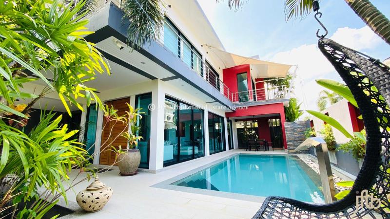 Photo Villa abordable de 3 chambres avec piscine à vendre à Pasak, Cherngtalay.