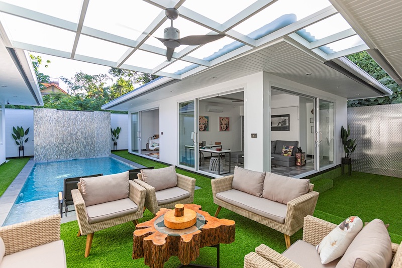 Photo Villa haut de gamme de 4 chambres au design contemporain et unique à vendre à Rawai, Phuket