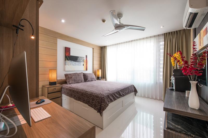 Photo Appartement de standing avec 2 chambres et vue panoramique mer à la vente ou à la location à Kalim (Patong)