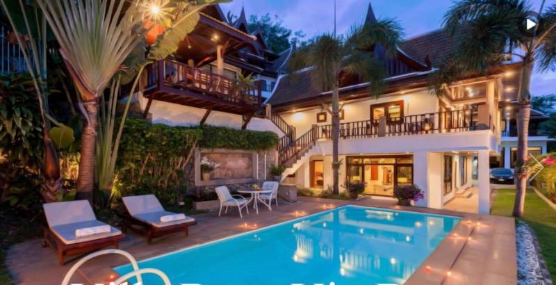 Фото Патонга роскошная вилла с 4 спальнями и бассейном на продажу с видом на море