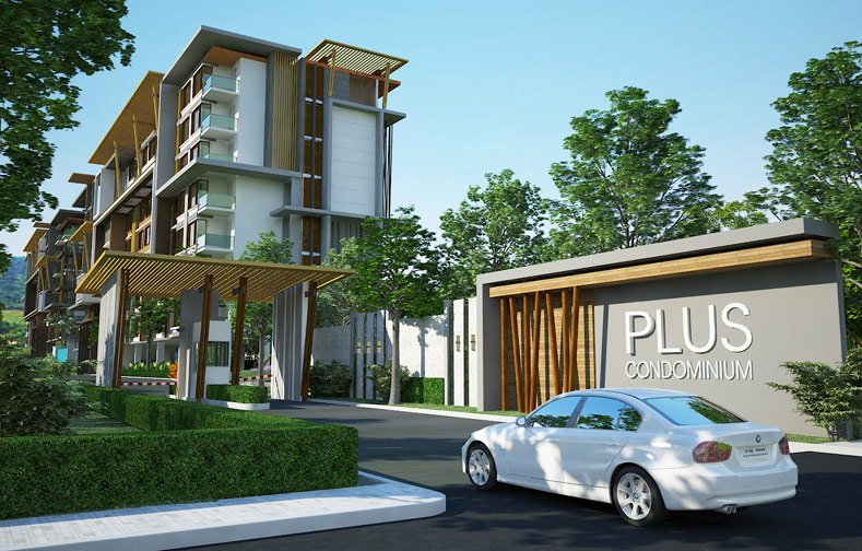 Фото Пхукета, полностью меблированная квартира с 2 спальнями на продажу в Plus Condo 2 в Кату