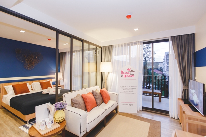 Photo Appartement de luxe avec 2 chambres à Phuket à louer à Patong dans une résidence de standing