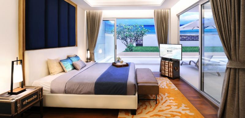 Photo Phuket Luxury Beachfront 3 Bedroom Condo на продажу в Лагуне