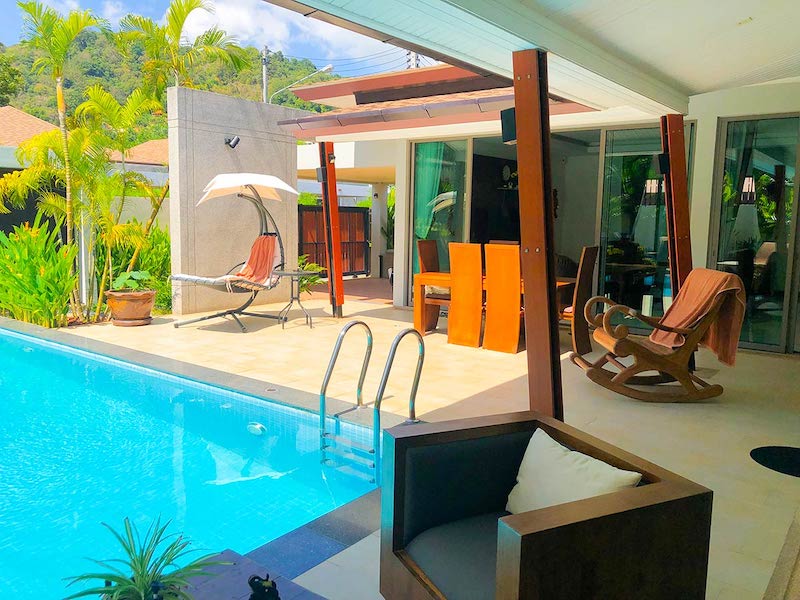 普吉岛拉威出售的带 3 居室的私人泳池别墅