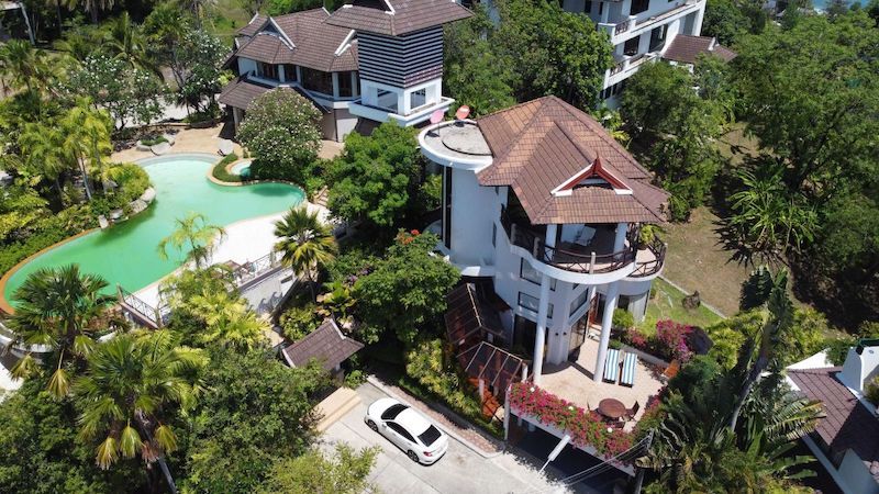Photo Sea view 3 bedroom pool villa for sale at Ao Yon 