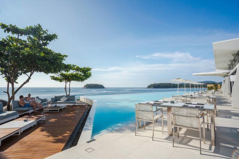 Photo Villa en bord de mer avec piscine, 1 chambre à coucher à vendre à Kata Rocks, Phuket