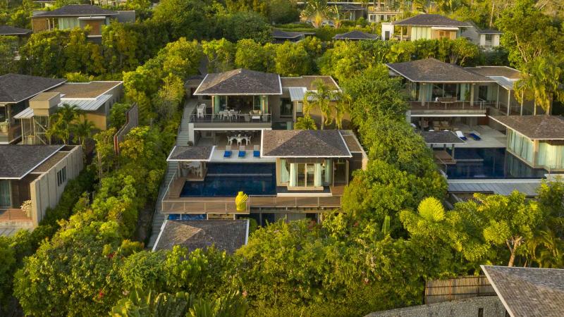 Photo Villa de prestige avec vue mer pour des locations de vacances sur la côte ouest de Phuket