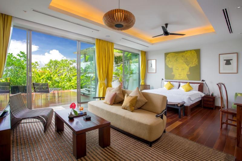 Photo Location d'un château tropical - Villa Deluxe de 18 chambres avec vue sur la mer à louer à Layan, Phuket 