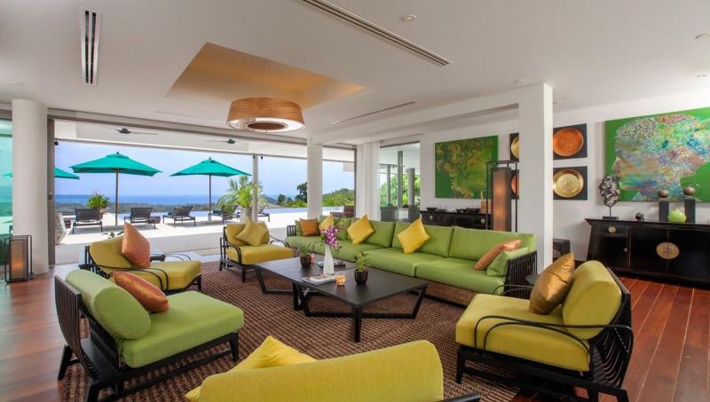 Photo Location d'un château tropical - Villa Deluxe de 18 chambres avec vue sur la mer à louer à Layan, Phuket 
