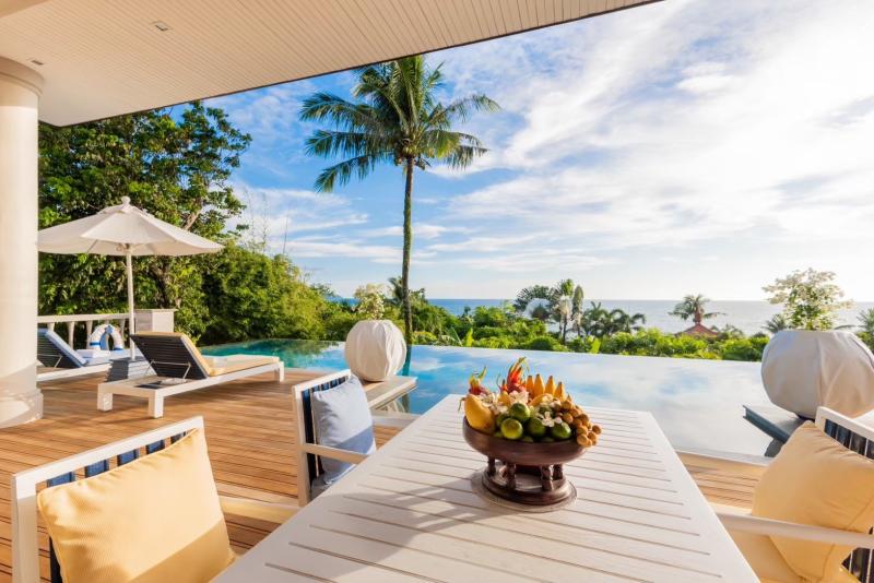 Photo Unique oceanfront villa 3 bedroom for sale at Trisara Phuket