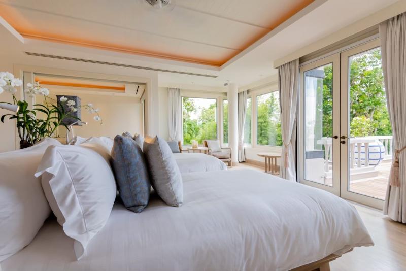 照片 普吉岛 Trisara 待售的独特海滨别墅 3 间卧室